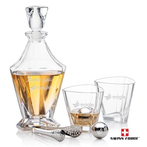 Corporate Gifts - Barware - Barware Gift Sets - Arellano Decanter Set & Ice Balls