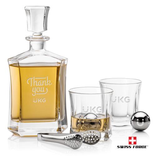 Corporate Gifts - Barware - Barware Gift Sets - Avalon Decanter Set & Ice Balls