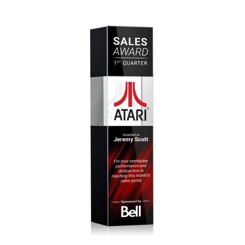 Recognition Awards - Crystal Awards - Araceli VividPrint&trade; Award - Black