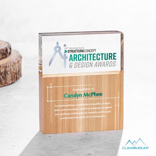 Recognition Awards - Acrylic Awards -  Arbuste VividPrint&trade; Award