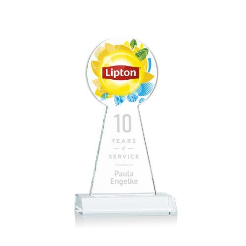 Recognition Awards - Crystal Awards - Laidlaw VividPrint&trade;/Etch Award - Clear