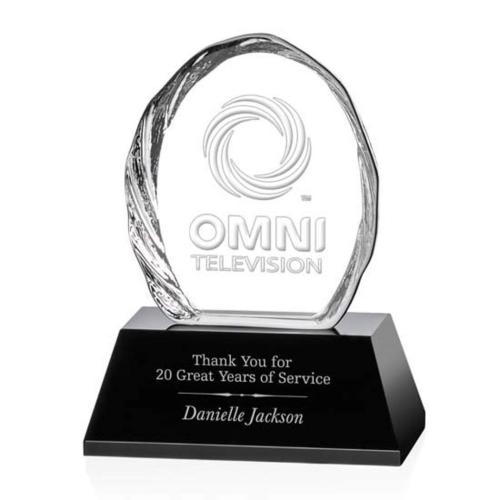 Recognition Awards - Crystal Awards - Tottenham Liquid Crystal&trade; Award - Black