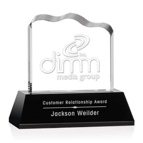 Recognition Awards - Crystal Awards - Lennox Liquid Crystal&trade; Award - Black