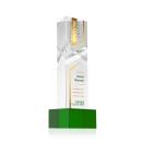 Oakham VividPrint&trade; Award on Hancock Base - Green