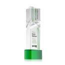 Oakham VividPrint&trade; Award on Paragon Base - Green