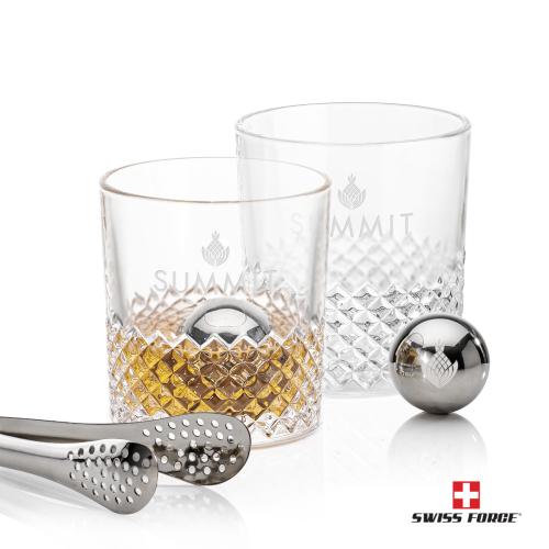 Corporate Gifts - Barware - Barware Gift Sets - Swiss Force&reg; S/S Balls & 2 Tacoma OTR