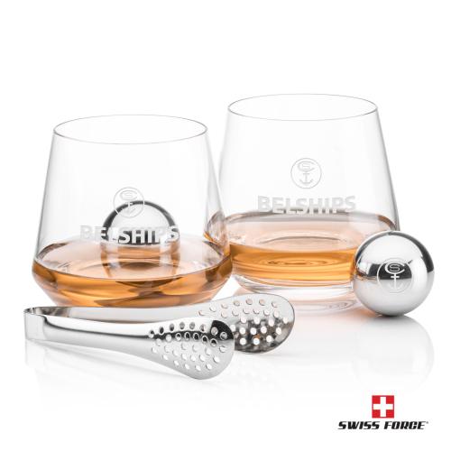 Corporate Gifts - Barware - Tumblers & Glasses - Swiss Force&reg; S/S Balls & 2 Tucson OTR