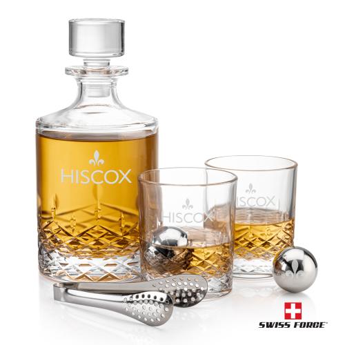 Corporate Gifts - Barware - Barware Gift Sets - Templeton Decanter Set & Ice Balls