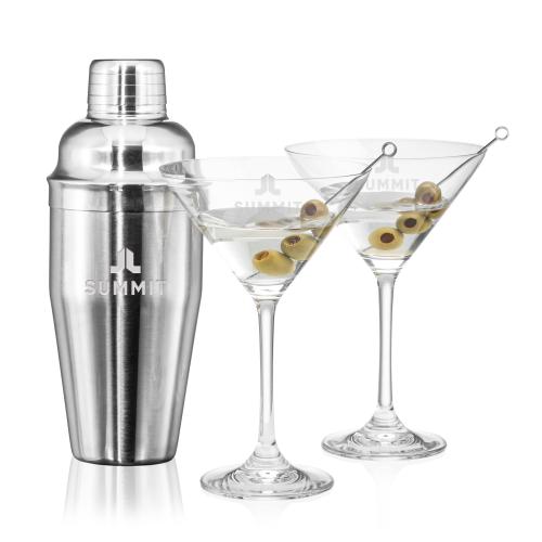 Corporate Gifts - Barware - Barware Gift Sets - Connoisseur Shaker & Burlington Martini Set