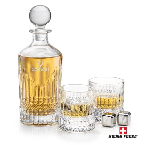 Corporate Gifts - Barware - Barware Gift Sets - Hathaway Decanter Set & Ice Cubes