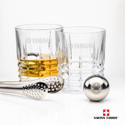 Corporate Gifts - Barware - Barware Gift Sets - Swiss Force&reg; S/S Balls & 2 Fortino OTR