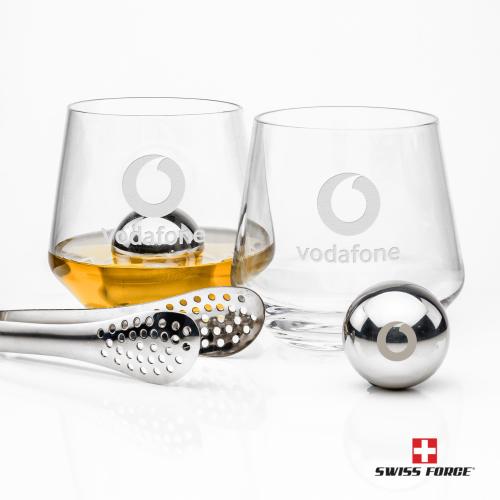 Corporate Gifts - Barware - Barware Gift Sets - Swiss Force&reg; S/S Balls & 2 Sturgis OTR