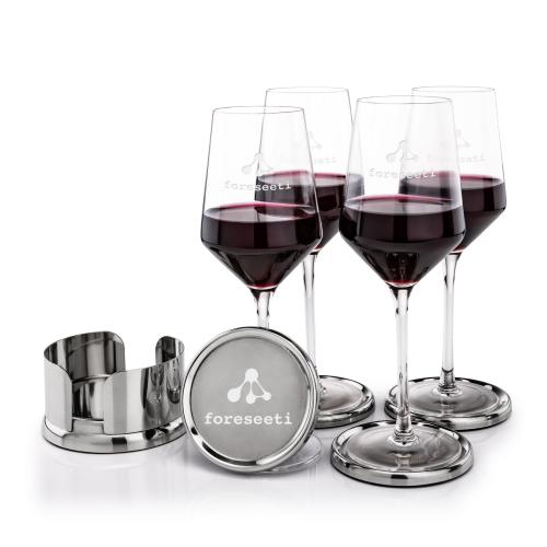 Corporate Gifts - Barware - Barware Gift Sets - Baldoni Coasters & Tucson Wine Set
