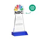 EdgeCraft Tapered Award on Mitered - Blue (via Air)