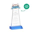 EdgeCraft Tapered Award on Mitered - Sky Blue (via Air)