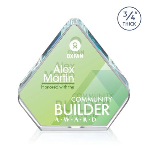 Recognition Awards - Full Color Awards - Gresham Double Sided VividPrint&trade; Award
