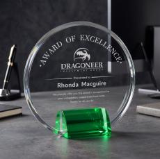 Olympia Award - Green - Sales Awards