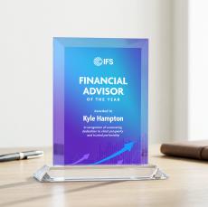 Harrington VividPrint Award - Clear - Crystal Awards