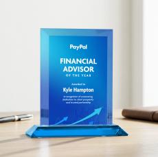 Harrington VividPrint Award - Sky Blue - Sales Awards
