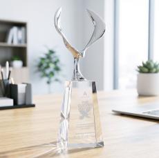 Maverick Eagle Award on Novita Base - Clear - Metal & Crystal Awards