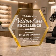 Markville Hexagon Award - Gold - Sales Awards
