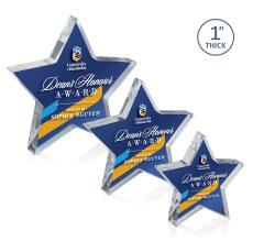 Copeland Star VividPrint Double Sided Award - Acrylic Star Awards