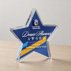 Copeland Star VividPrint Double Sided Award - Acrylic Star Awards