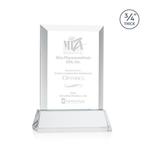 Recognition Awards - Crystal Awards - Harrington Award on Newhaven - Clear