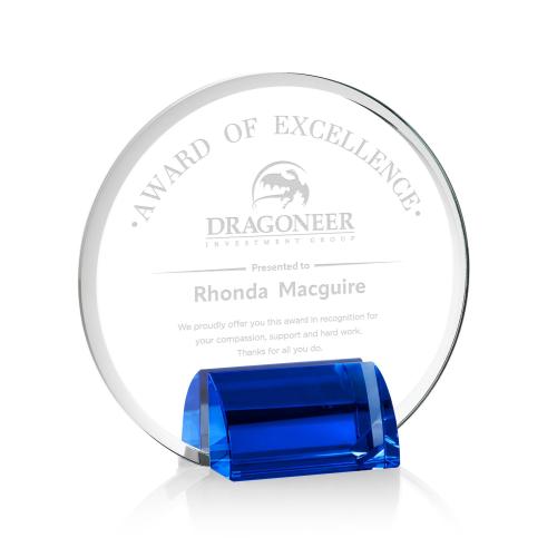 Recognition Awards - Crystal Awards - Sutherland Award - Blue