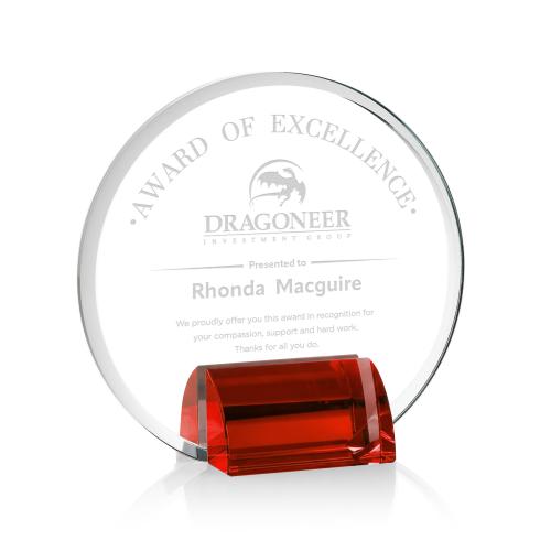 Recognition Awards - Crystal Awards - Sutherland Award - Red