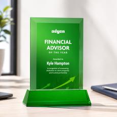 Harrington VividPrint Award on Newhaven - Green - Sales Awards
