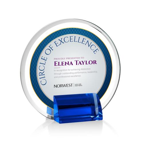 Recognition Awards - Crystal Awards - Sutherland VividPrint&trade; Award - Blue
