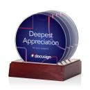 Barnaby VividPrint&trade; Coasters - Set of 4 on Rosewood