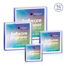 Upton Square VividPrint Double Sided Award - Blue - Desktop Awards