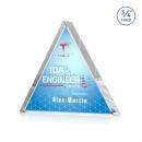 Adler Triangle VividPrint&trade; Double Sided Award - Clear