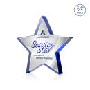 Esna Star VividPrint&trade; Double Sided Award - Blue