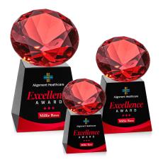 Fortino VividPrint Award - Black/Ruby - Sales Awards
