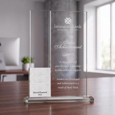 Jovita Add-a-Block Award - Silver - Metal Awards
