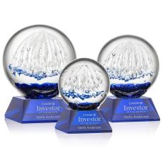Starburst Award on Sheffield Base - Blue - New Items