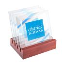 Talbot VividPrint&trade; Coasters - Set of 4 on Rosewood