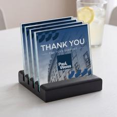 Rockford VividPrint Coasters - Set of 4 on Brolin Black - Coasters