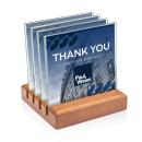 Rockford VividPrint&trade; Coasters - Set of 4 on Brolin Walnut