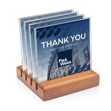 Rockford VividPrint Coasters - Set of 4 on Brolin Walnut - Coasters