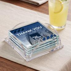 Rockford VividPrint Coasters - Set of 4 on Herning Clear - Coasters