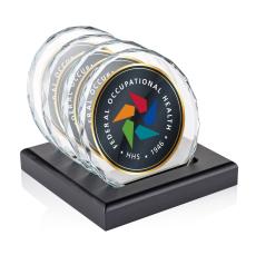 Porterfield VividPrint Coasters - Set of 4 on Black - Coasters