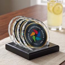 Porterfield VividPrint Coasters - Set of 4 on Black - Coasters
