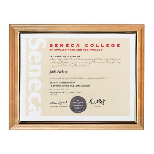 Plaque Awards - Certificate Frames - Louisville