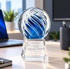 Genista Glass Award on Fortino Base
