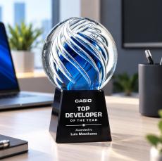 Genista Glass Award on Fortino Black