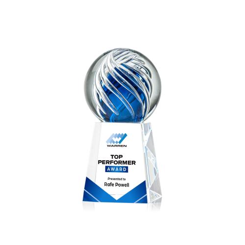 Recognition Awards - Glass Awards - Art Glass Awards - Genista VividPrint&trade; Award on Celestina Base